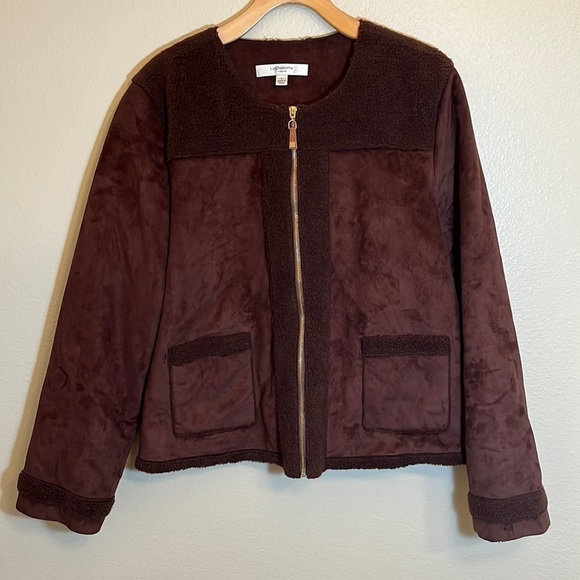 LIZ Claiborne Brown Jacket - Picture 2 of 13